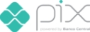 Imagem do logo PIX. Texto: Forma de pagamento em PIX.